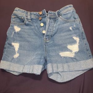 Hollister high-waisted shorts size 00